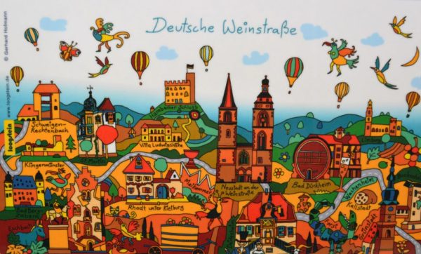 Vesperbrettchen "Weinstraße" groß/klein